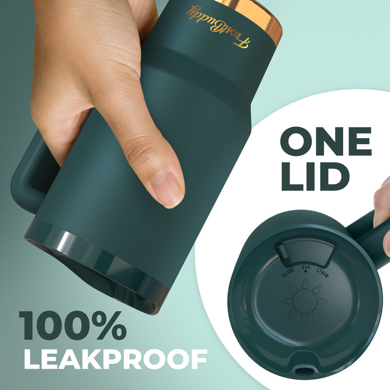 Mug Buddy 16oz | Forest Green Glitz