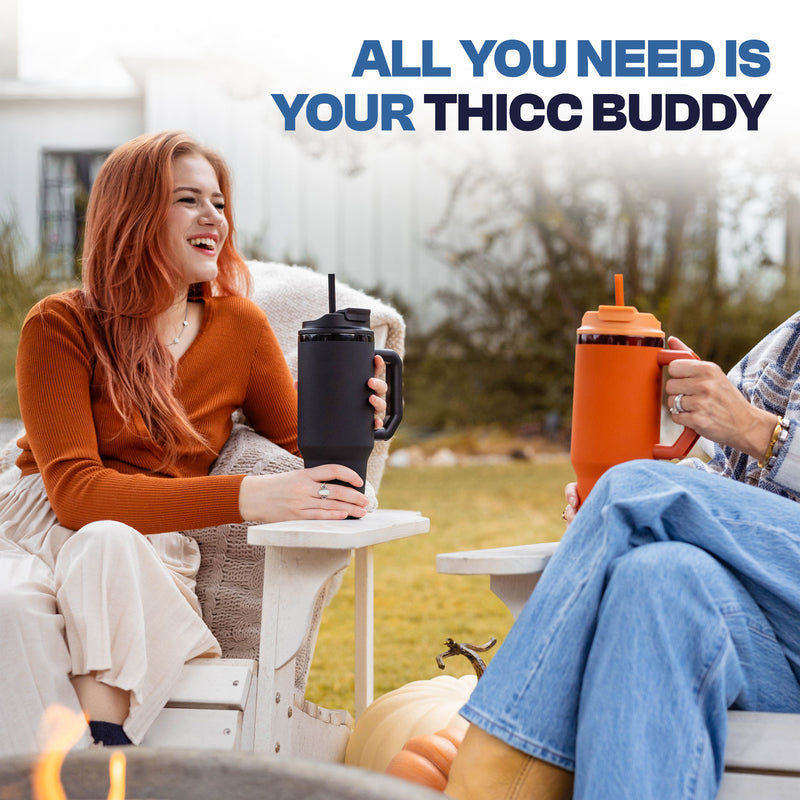 Thicc Buddy 40oz | Cream w\/ Skin